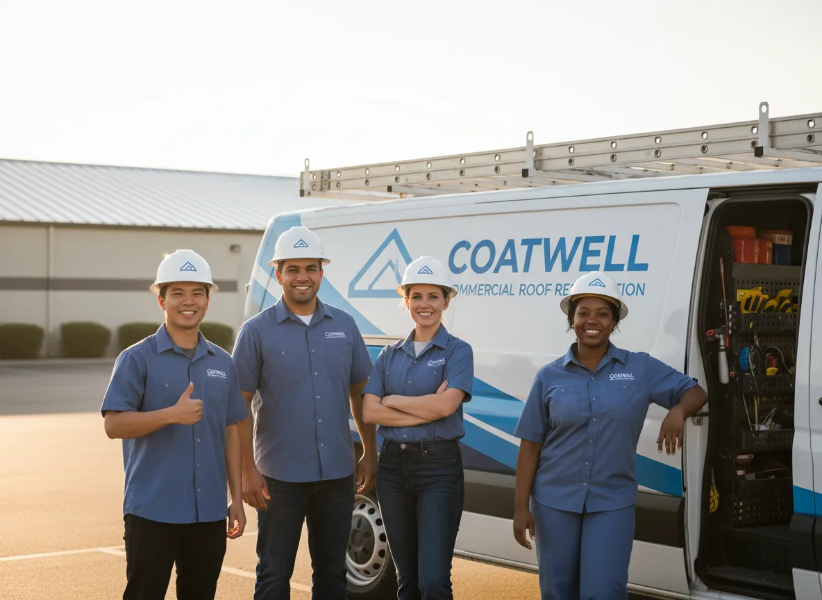 Commercial roof coating company in Waukee, IA